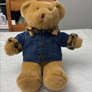 Vintage  Build-A-Bear Classic Brown Teddy Bear 15" Stuffed Animal BAB